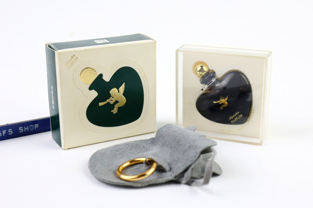 [Vintage] Kanebo Parfum Tenshi No Sasayaki ประมาณ 5ml พร้อมซองผ้า - น้ำหอม Vintage