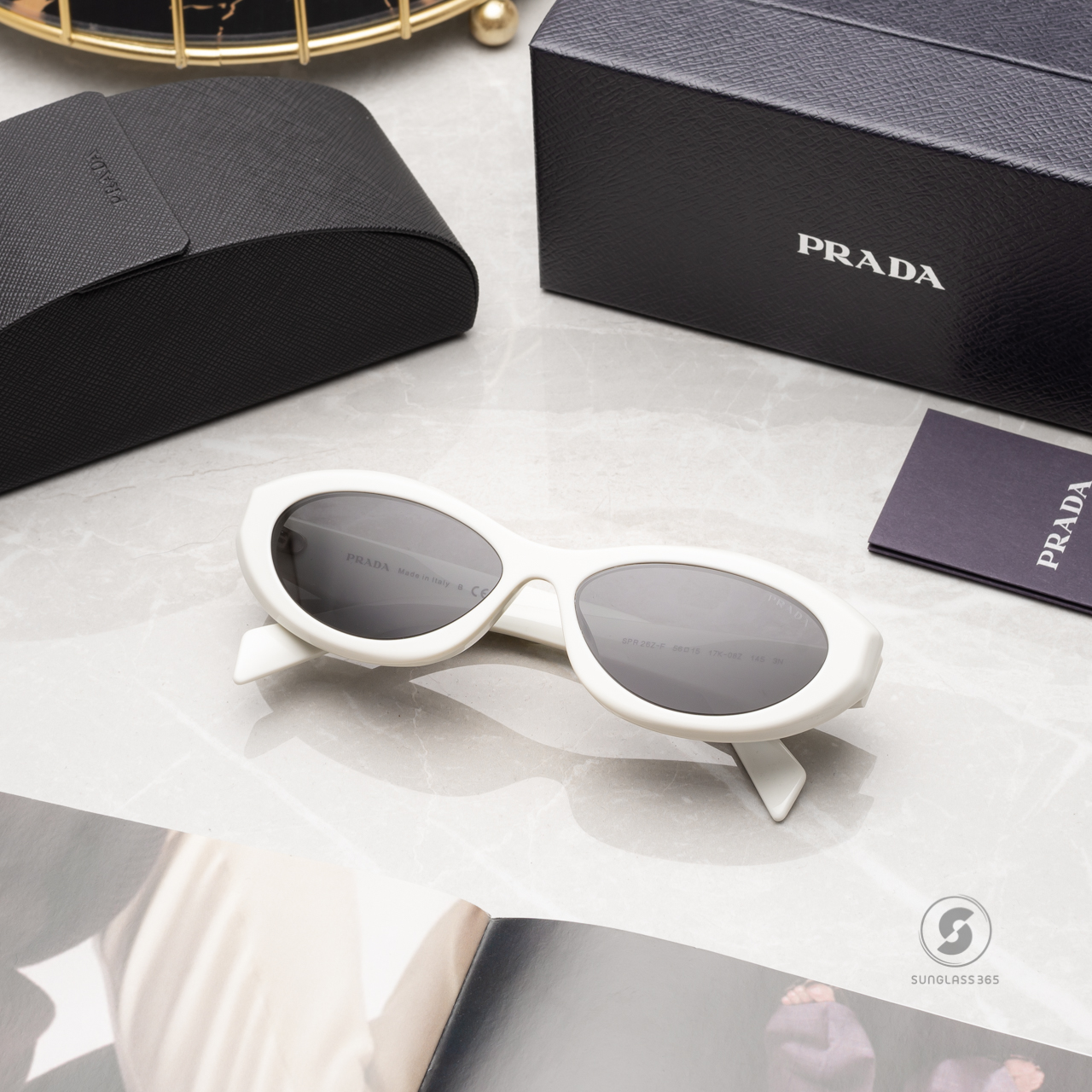 PRADA Symbole PR26ZSF 17K08Z White / Talc