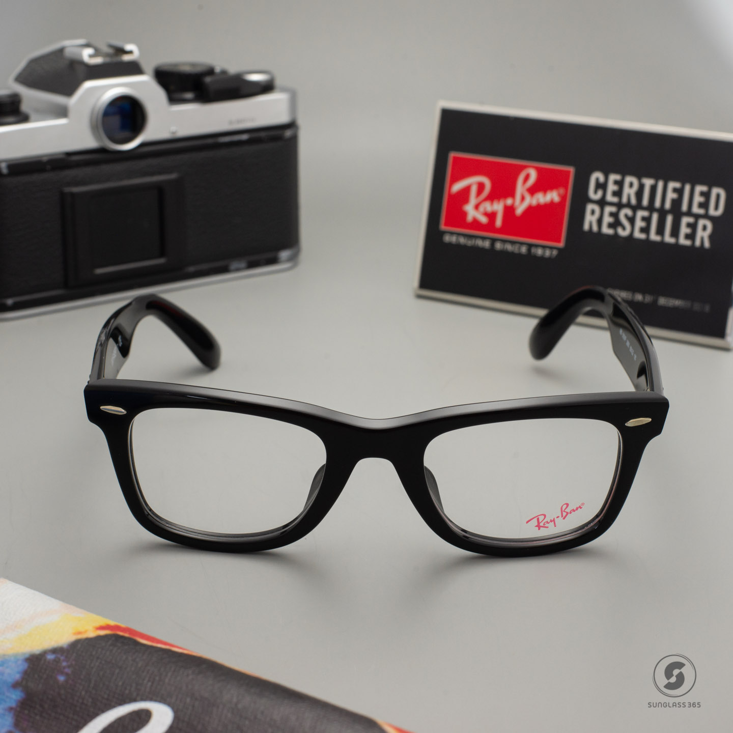 Ray Ban RX5121F Black 2000 Wayfarer Eyeglasses 50mm