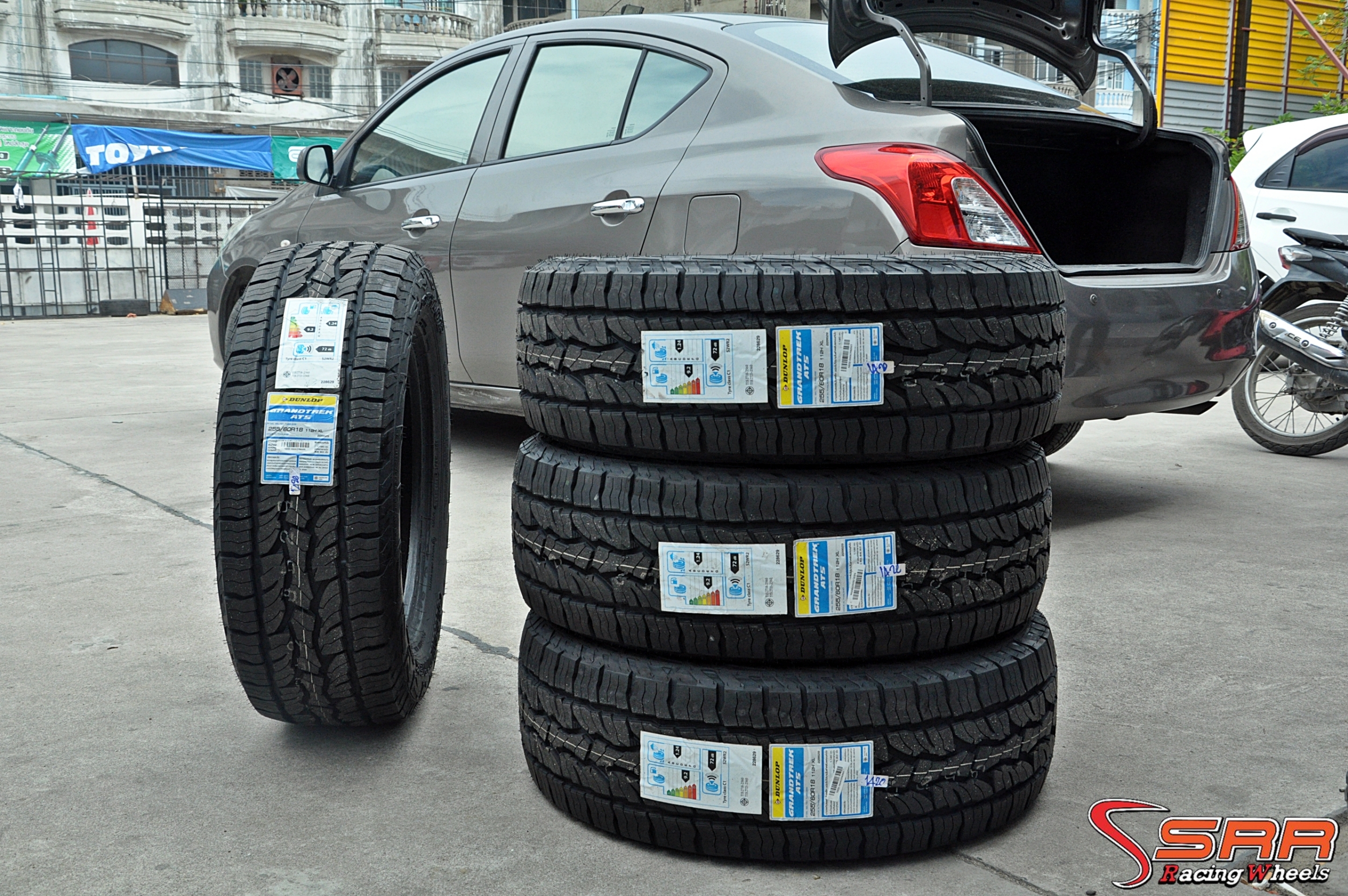 DUNLOP GRANDTREK AT5 255/60R18 ปี20