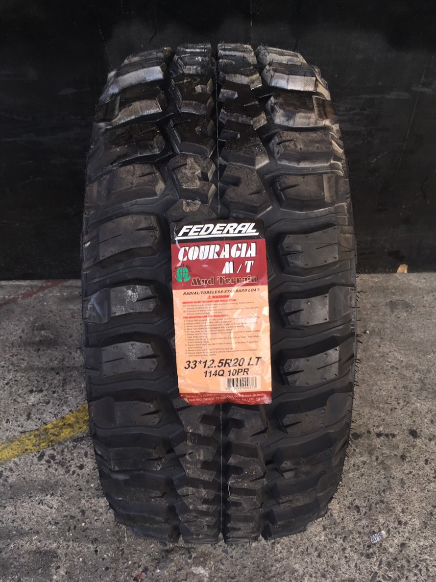FEDERAL 33X12.5R20 COURAGIA M/T มาใหม่ ราคาพิเศษ