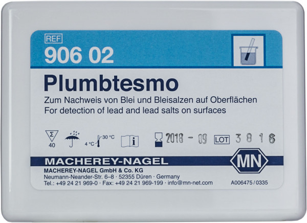 Plumbtesmo® 90602 กระดาษทดสอบตะกั่ว lead