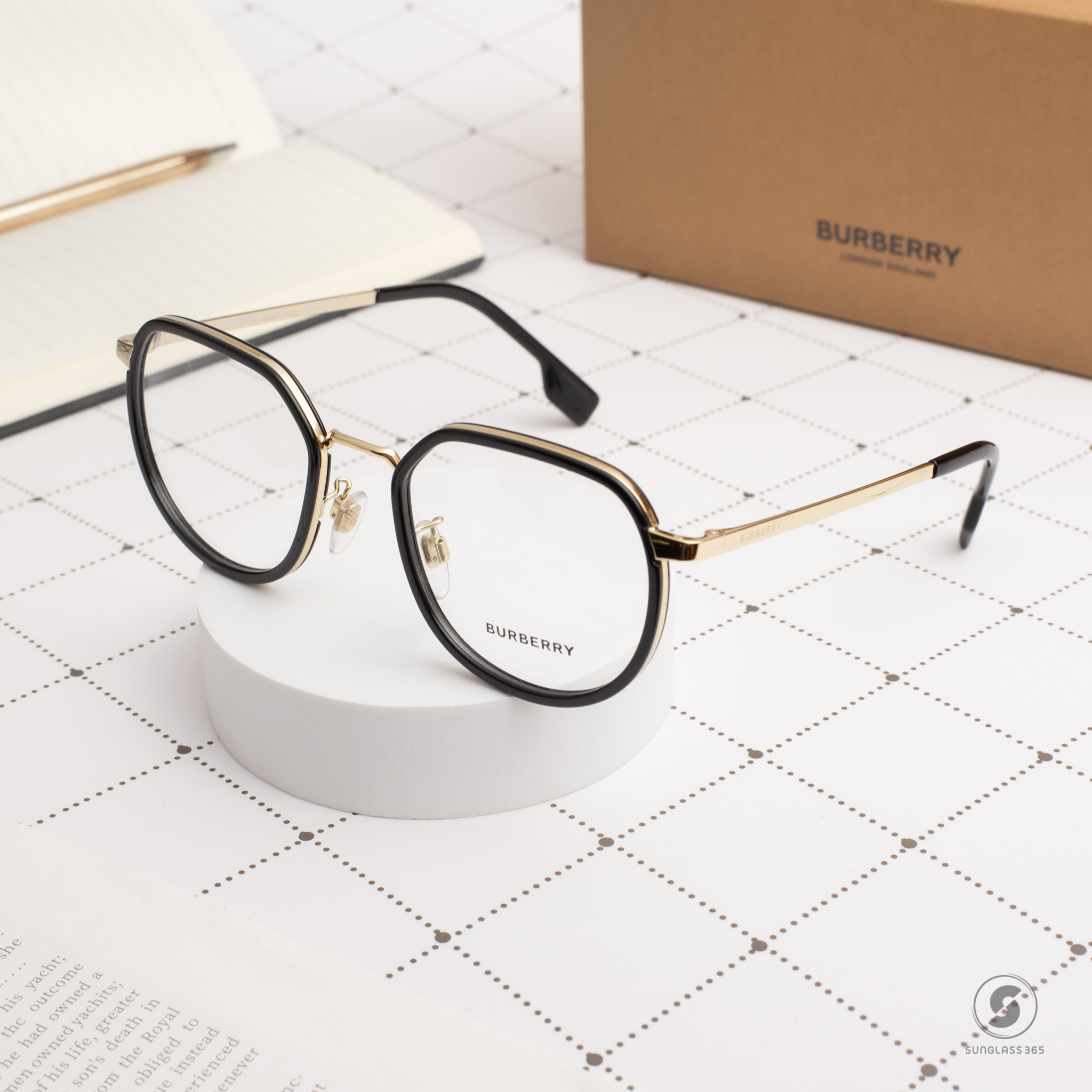 BURBERRY BE1359D 1109 Black