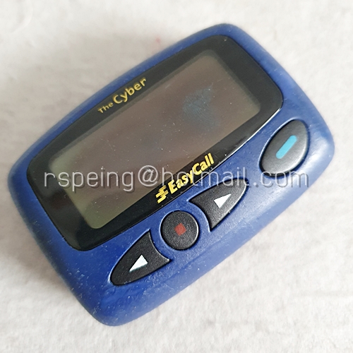 เพจเจอร์ EasyCall The Cyber สีน้ำเงิน พร้อมตัวเหน็บ