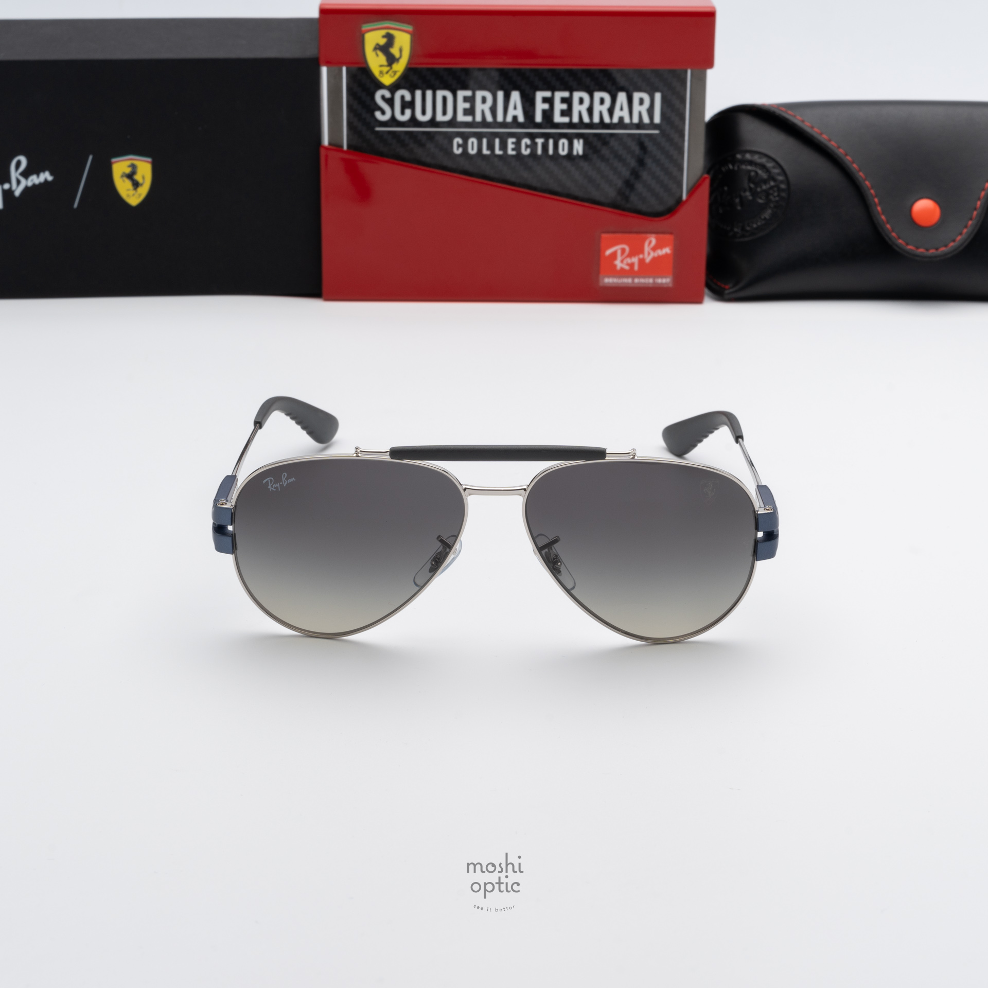 Ray-Ban RB3762M F12311 Polished Silver