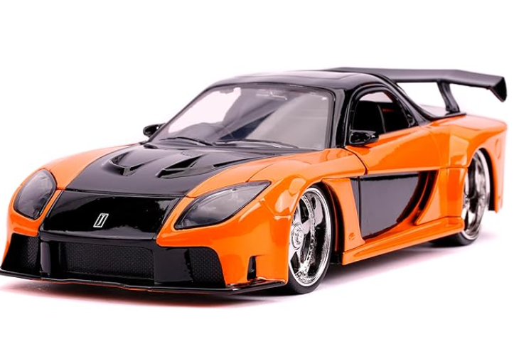 พรีออเดอร์ Jada โมเดลรถ โมเดลรถยนต์ ฟาส "Fast" Han's Mazda RX-7 สเกล 1:24