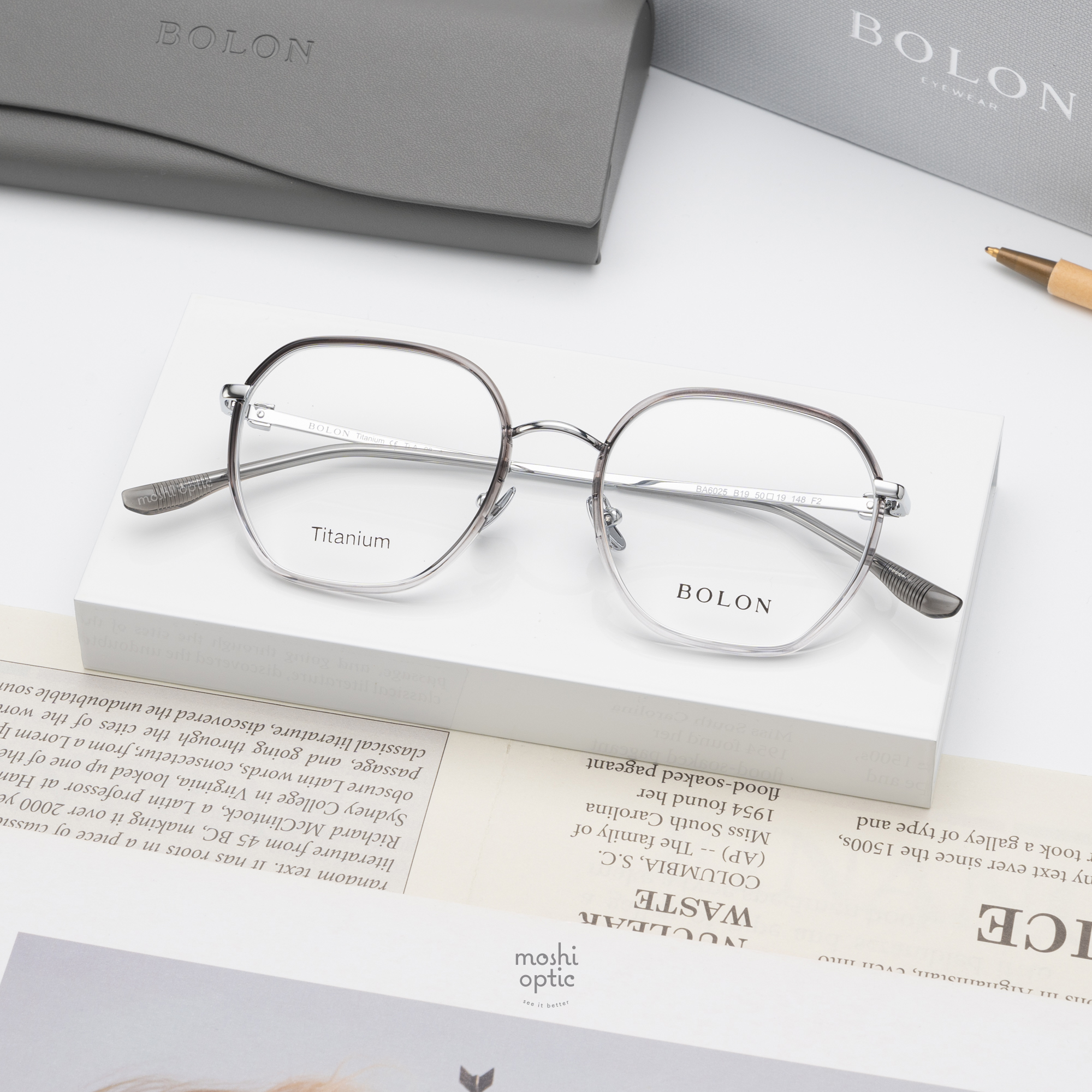 แว่นสายตา BOLON รุ่น BA6025 B19 Silver