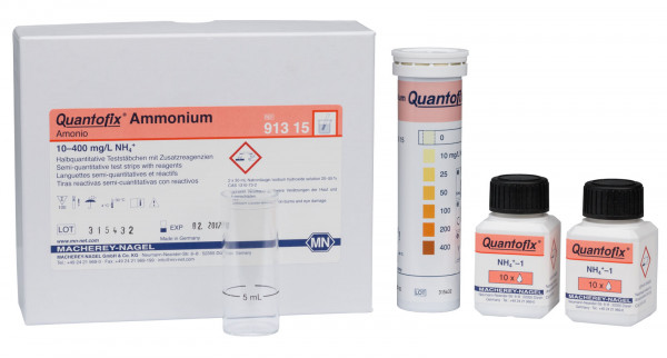 QUANTOFIX® Ammonium test strips 91315 กระดาษทดสอบแอมโมเนียม