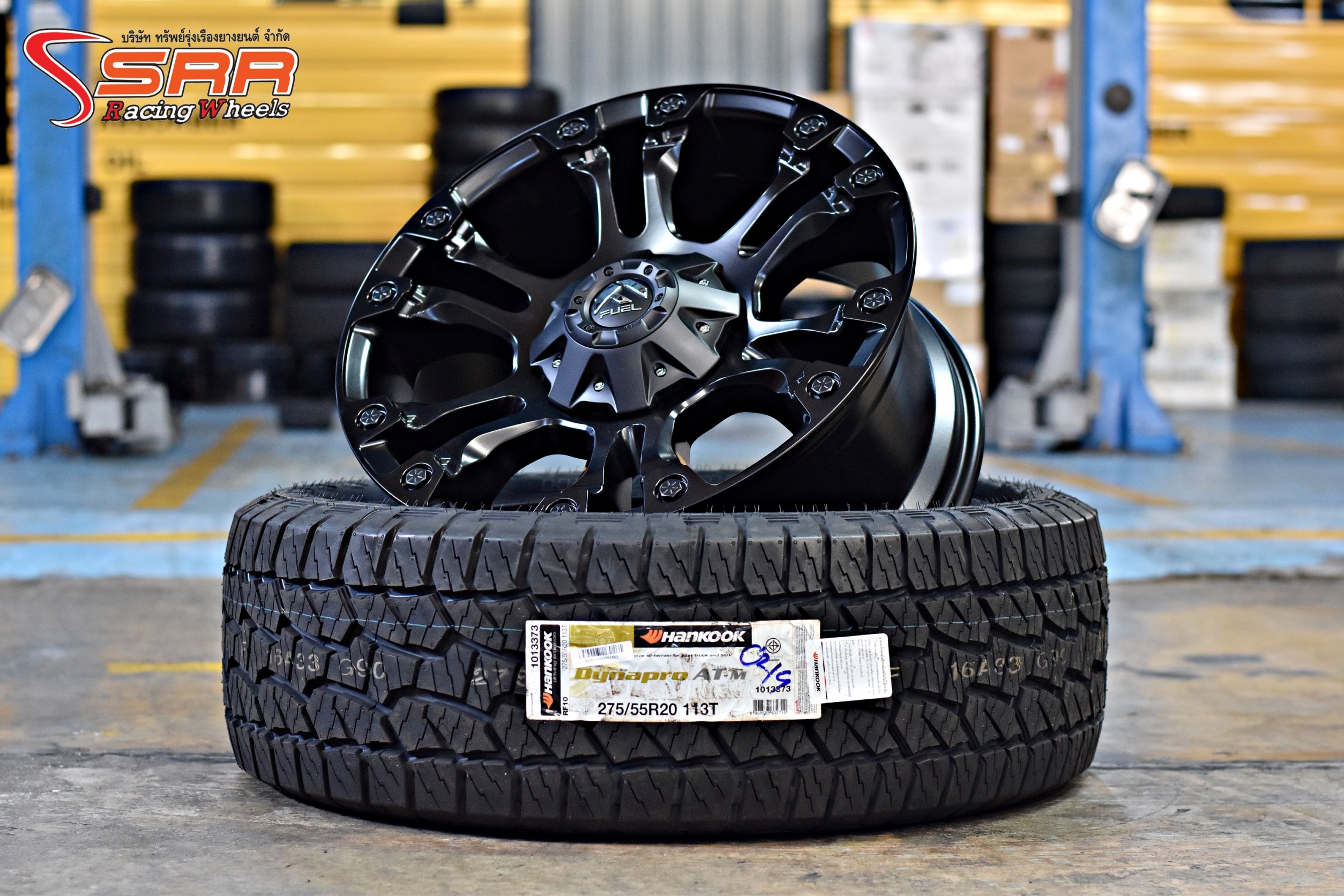 ล้อแท้ FUEL VAPOR ขอบ20 พร้อมยาง HANKOOK ชุดละ 78,000