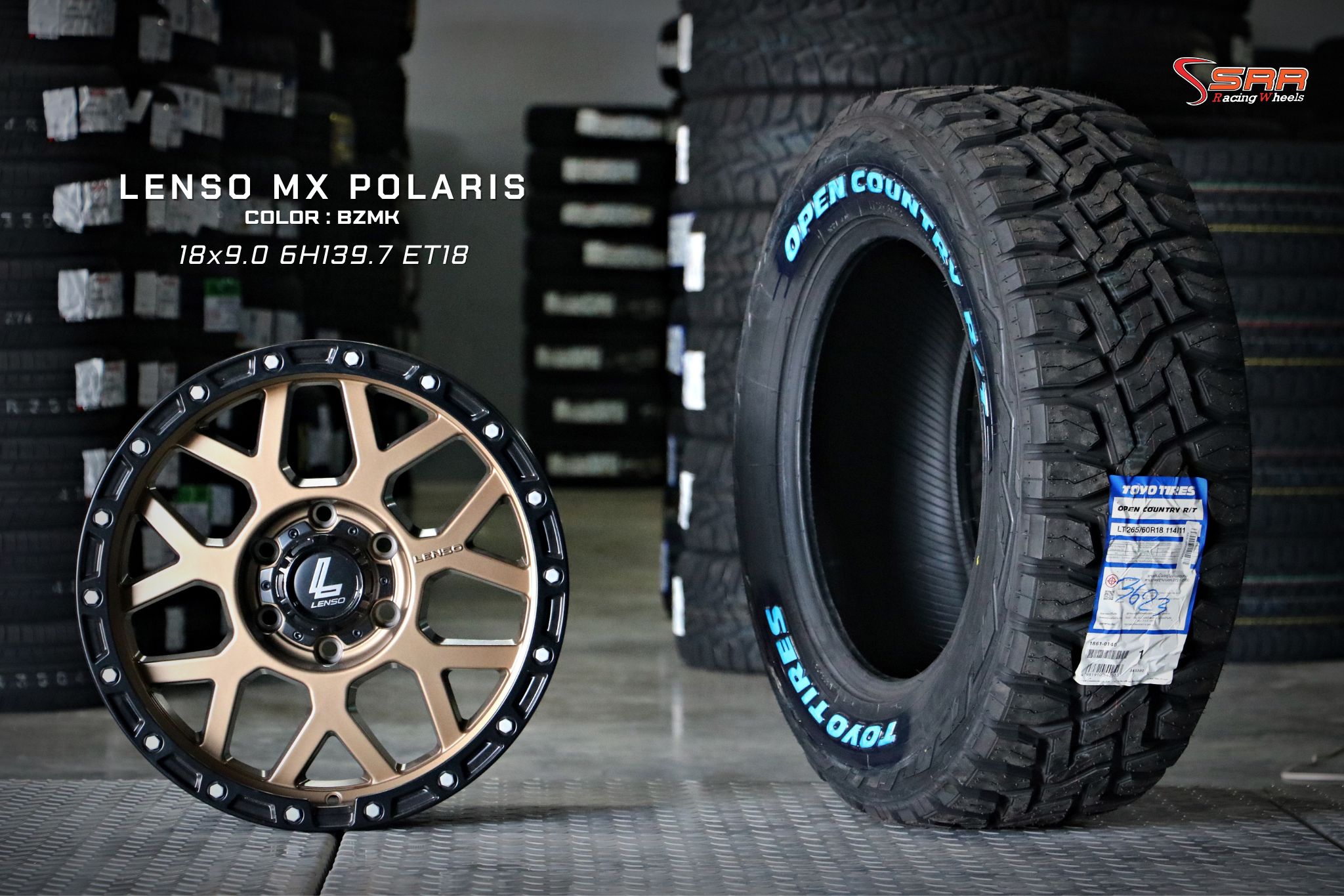 โปรโมชั่นล้อพร้อมยางขอบ18 สำหรับ รถกะบะ6รู และ รถSUV