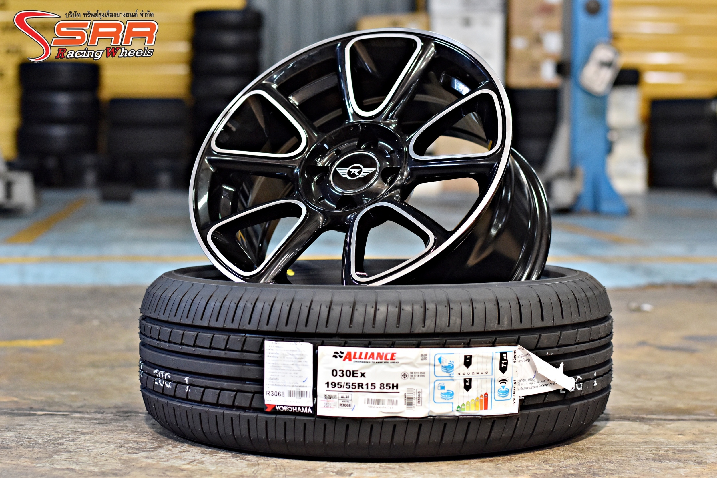 ล้อ TK DOLPHIN ขอบ15 พร้อมยาง YOKOHAMA ชุดละ 19,000 บาท