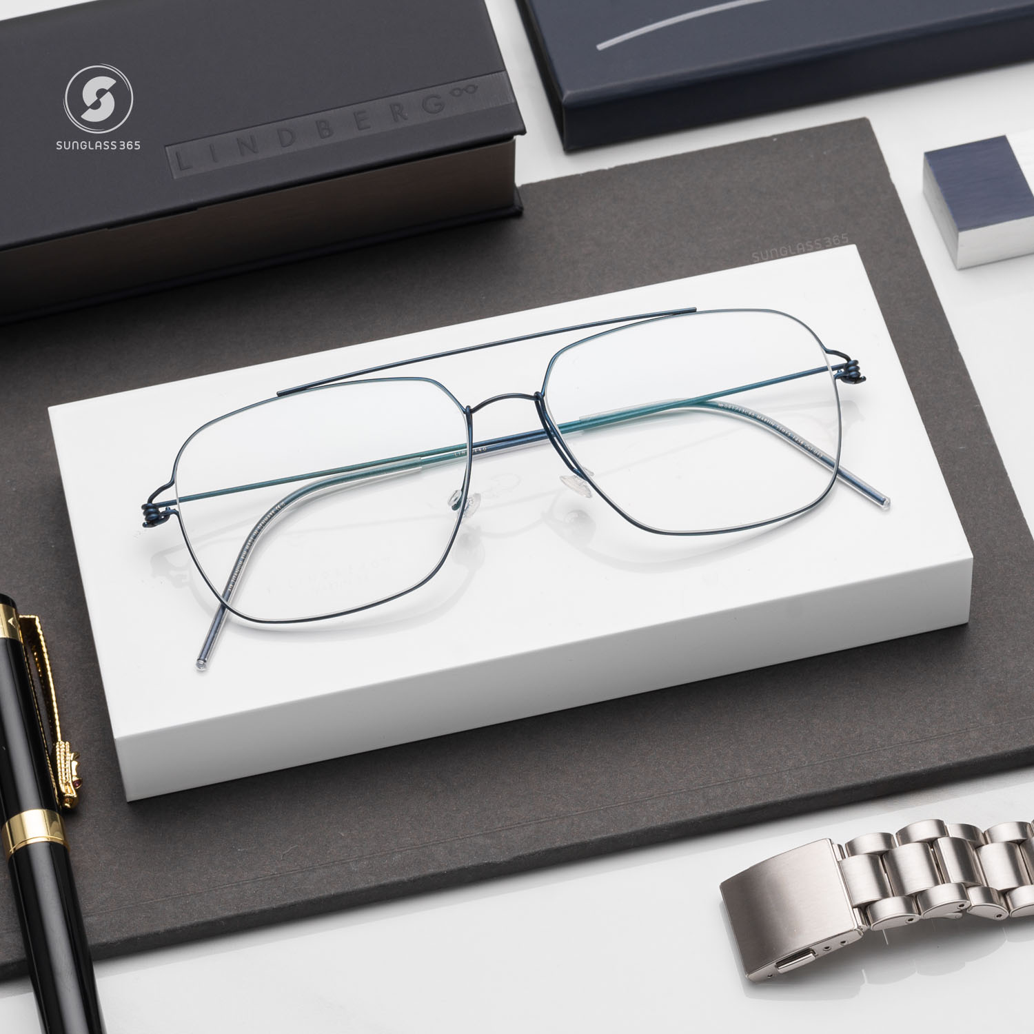 แว่นสายตา Lindberg Air Titanium Rim 091 13C87 Martin U13