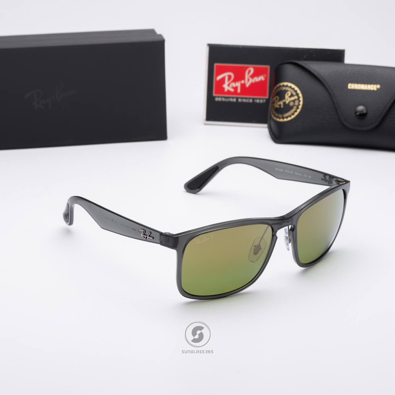 Ray-Ban RB4264 876/6O SHINY GREY Green Chomance Polarized