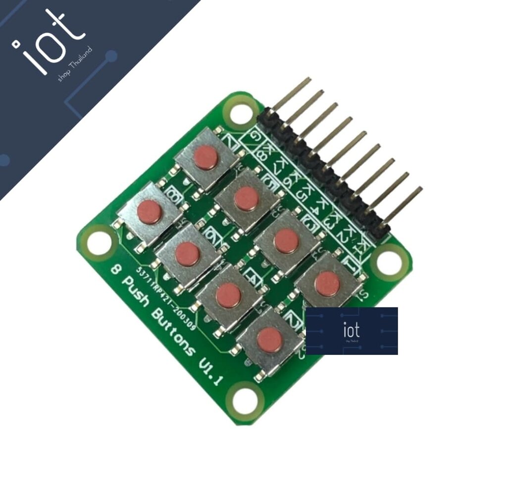 2x4 Keyboard Keypad Module โมดูลสวิตช์ 8 ปุ่ม