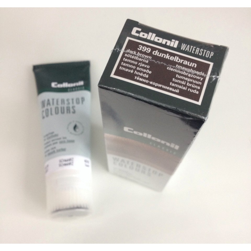 Collonil Waterstop Classic 75 ml. ครีมกันน้ำ ช่วยกันฝุ่น เชื้อรา รังสียูวี และความชื้น สำหรับหนังเนื้อเรียบทุกชนิด มีให้เลือกหลายสี แถมฟรี ผ้าสำลีเช็ดกระเป๋า 1 ผืน