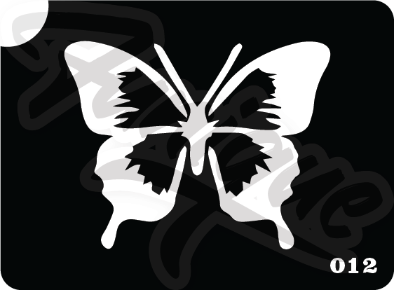 SET 4 Stencil บล็อกสติกเกอร์ รอยสักกากเพชร เพ้นท์กากเพชร กลิตเตอร์ Funique สติ๊กเกอร์ แบบลาย DIY งานประดิษฐ์