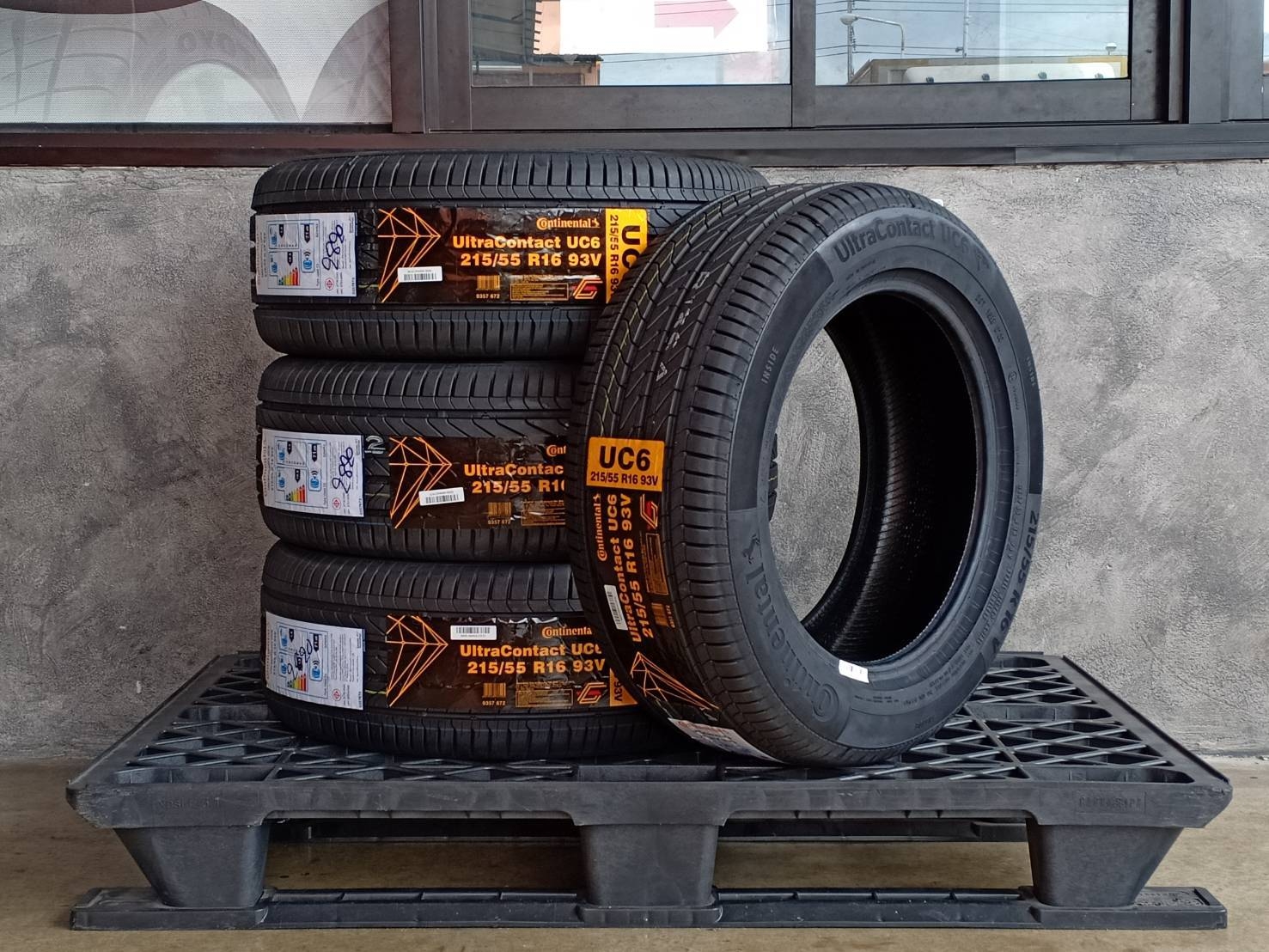 CONTINENTAL 215/55R16 ULTRA CONTACT UC6 93V MADE IN MALAYSIA