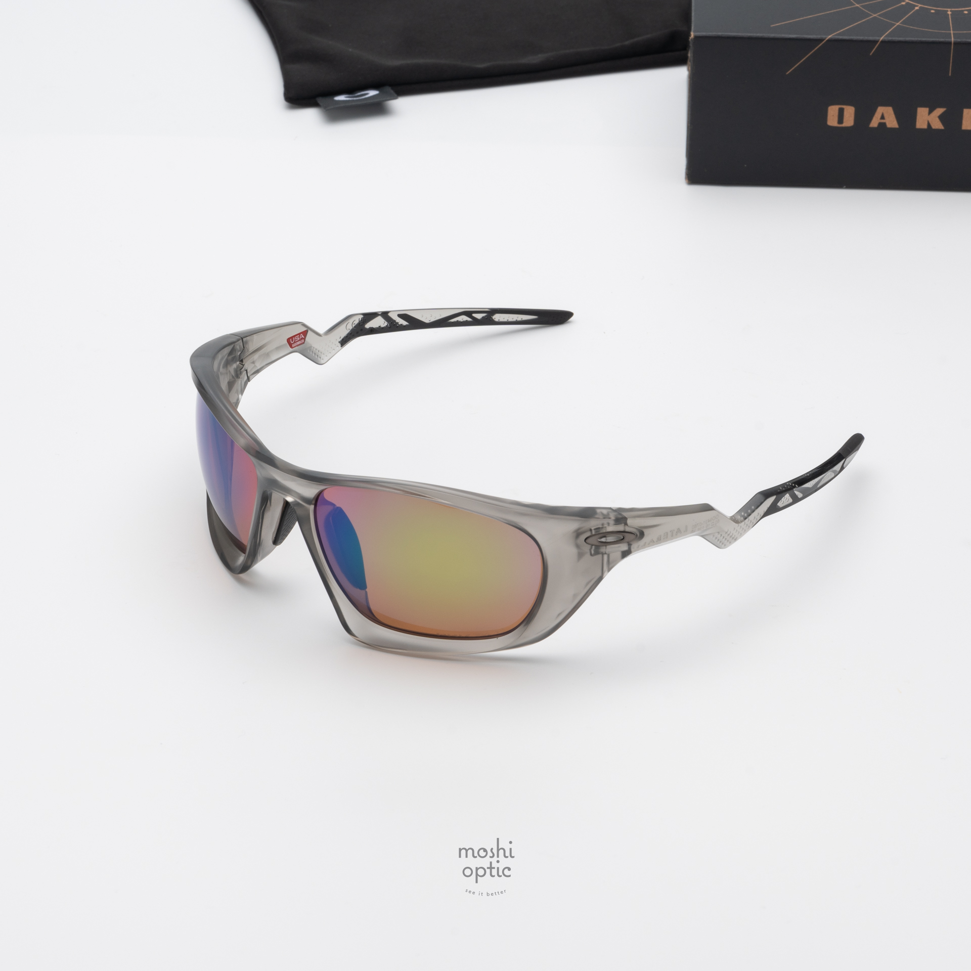 OAKLEY Lateralis OO9431-07 Matte Grey Ink Prizm Shallow Water Polarized