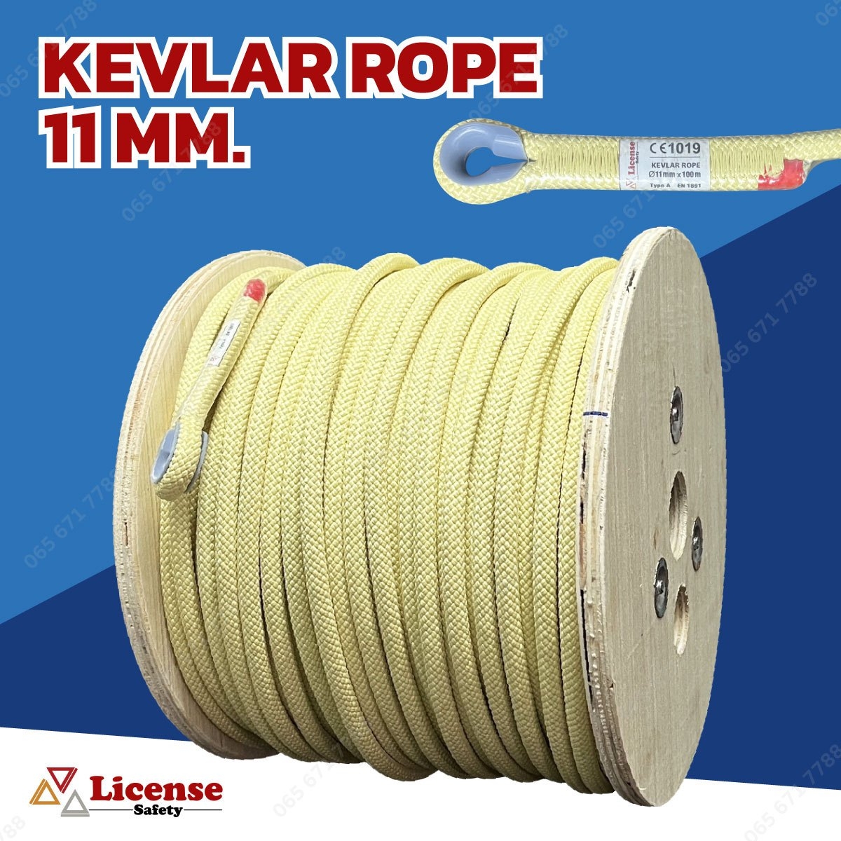 Kevlar Rope 11 MM.100M.