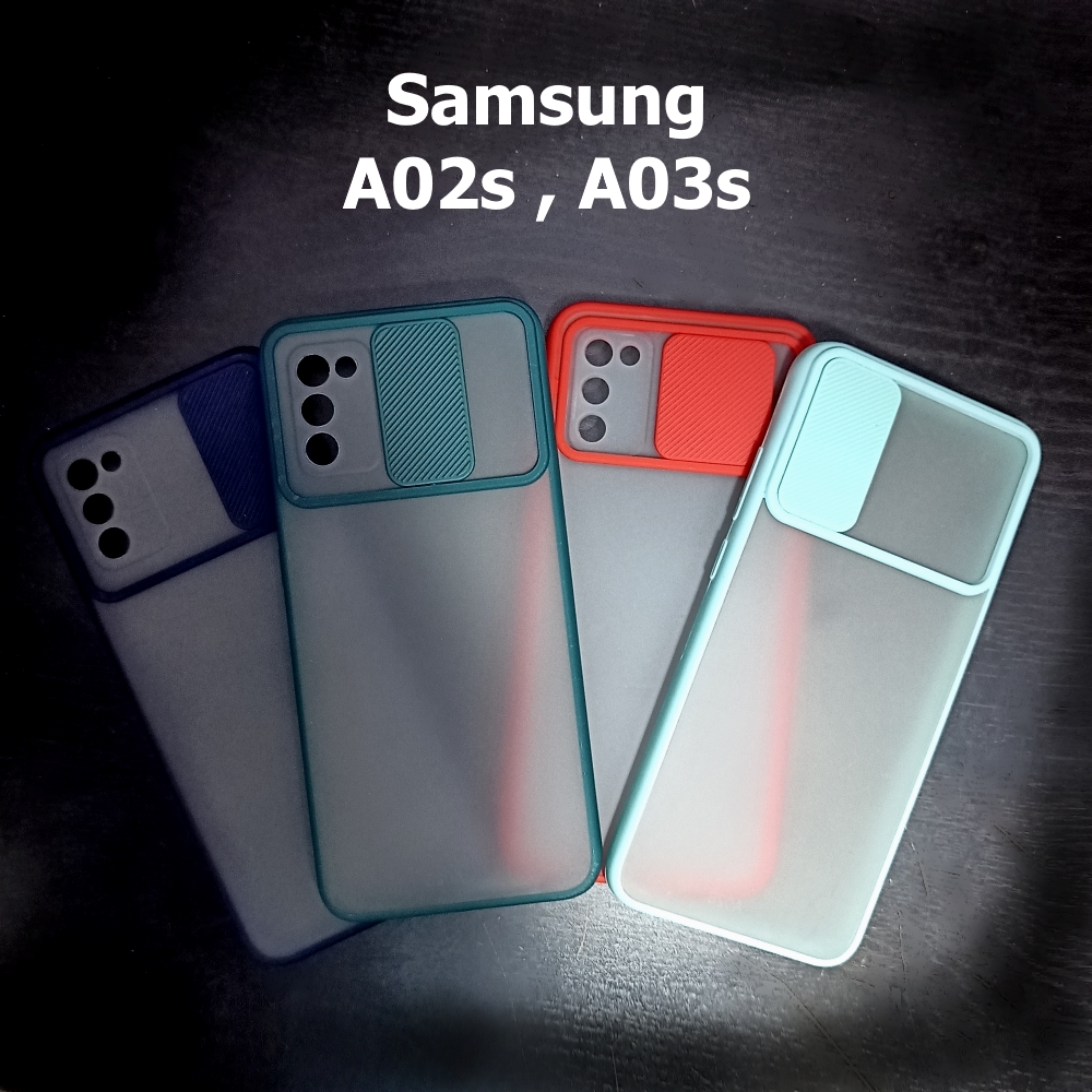 เคส Samsung A02s , A03s - เคสซัมซุง สไลด์ปิดกล้อง