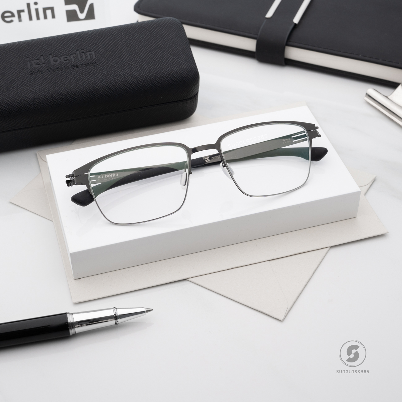 กรอบแว่น IC BERLIN Kenny Gunmetal