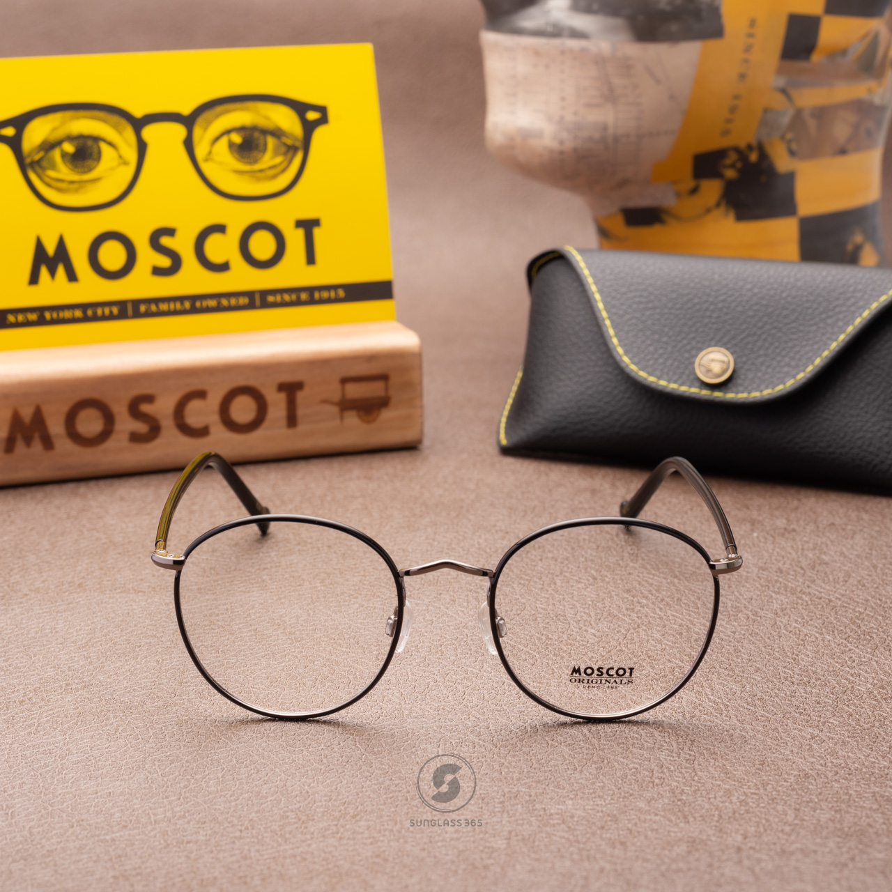 แว่นสายตา Moscot Zev Col. Black Gunmetal