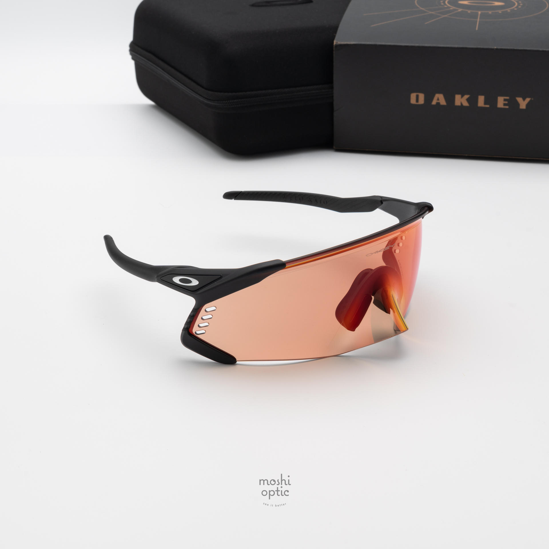 OAKLEY VELO KATO OO9501-06 Matte Black Prizm Trail Torch