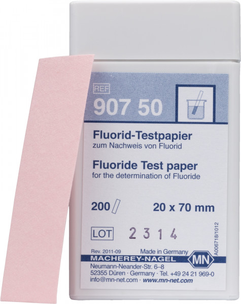 Fluoride test paper 90750 กระดาษทดสอบฟลูออไรด์