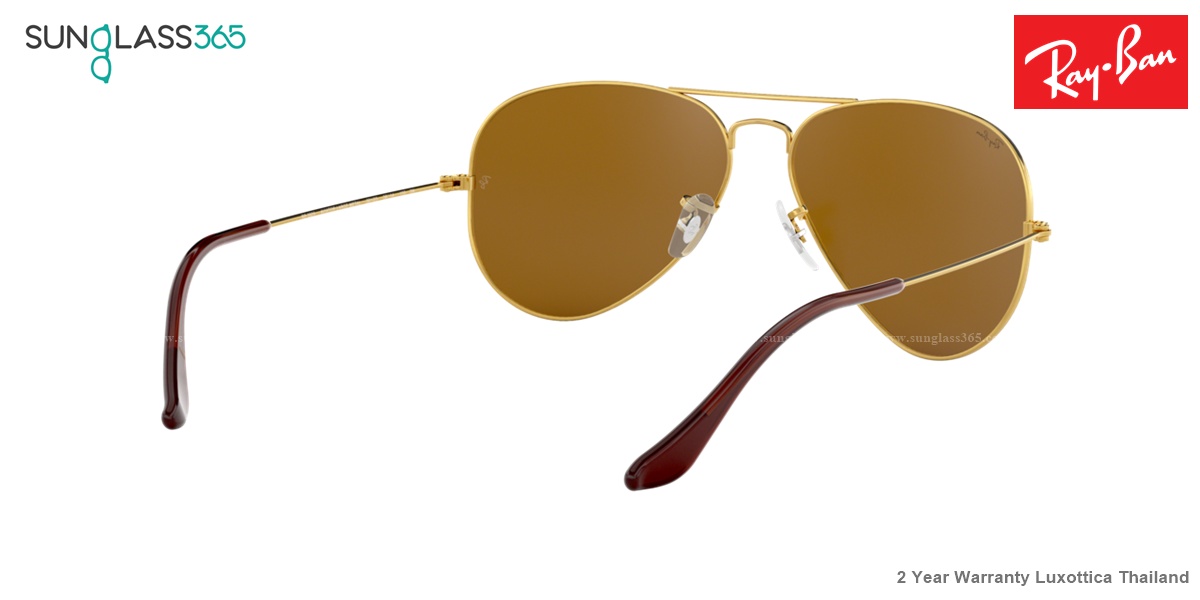 Ray Ban RB 3025 001/33 Aviator Gold Brown