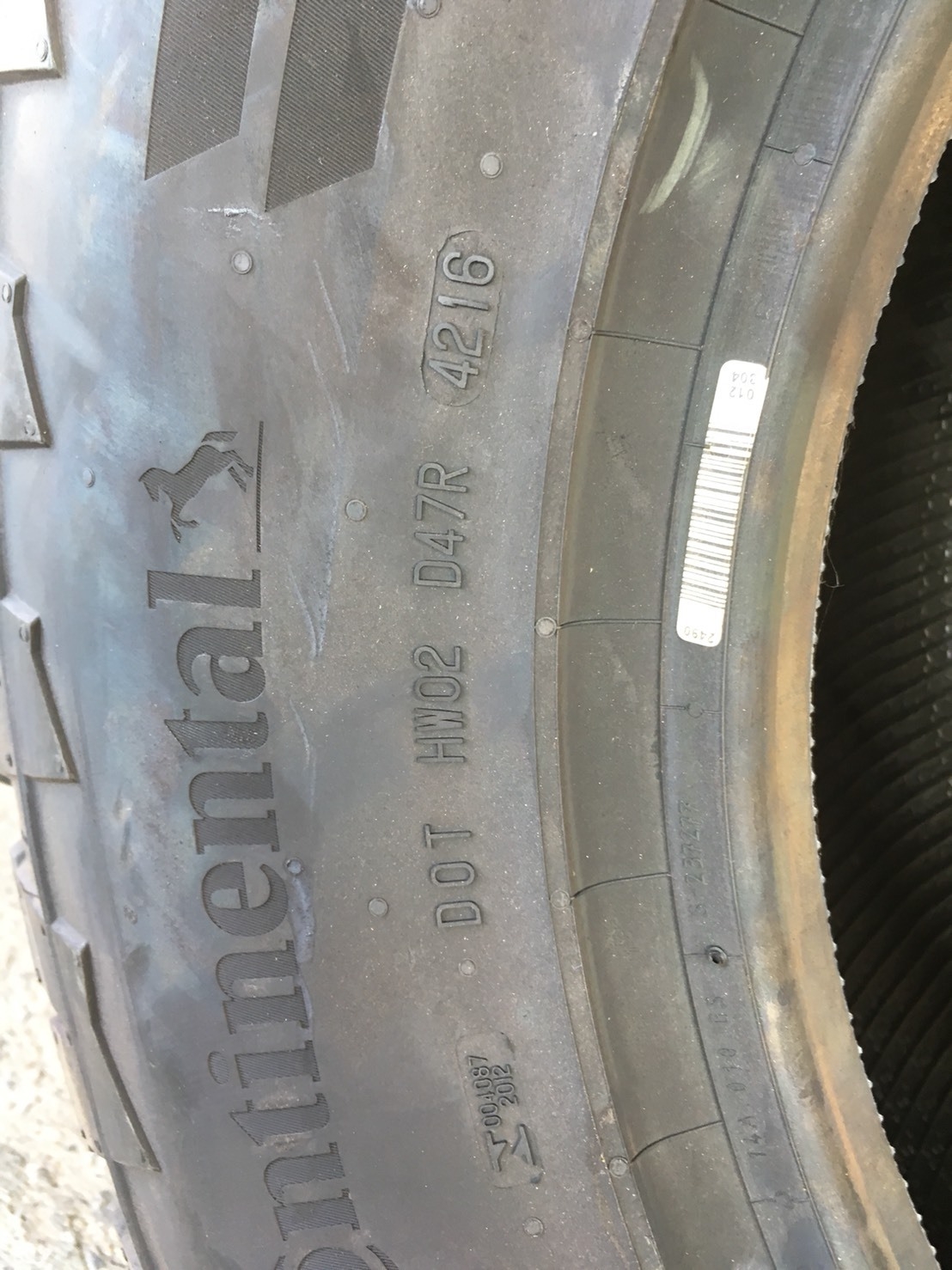 CONTINENTAL CROSS CONTACT ATR 255/70-15 เส้น 2500 ปกติ 4500