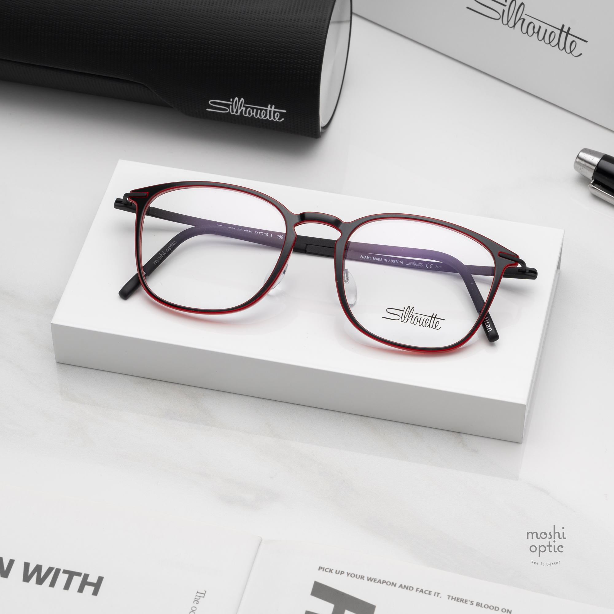 กรอบแว่น Silhouette Rising Dawn SPX2963 9042