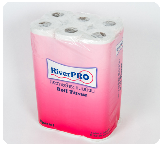 กระดาษชำระม้วนเล็ก RiverPro Special 96 ม้วน
