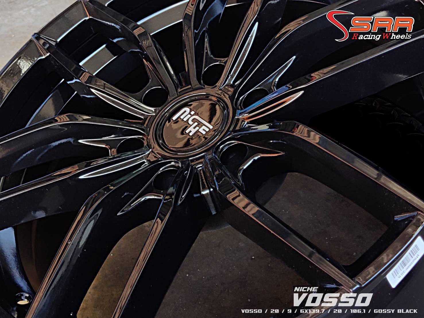 NICHE : VOSSO 20X9 6X139.7 20 ดำเงา