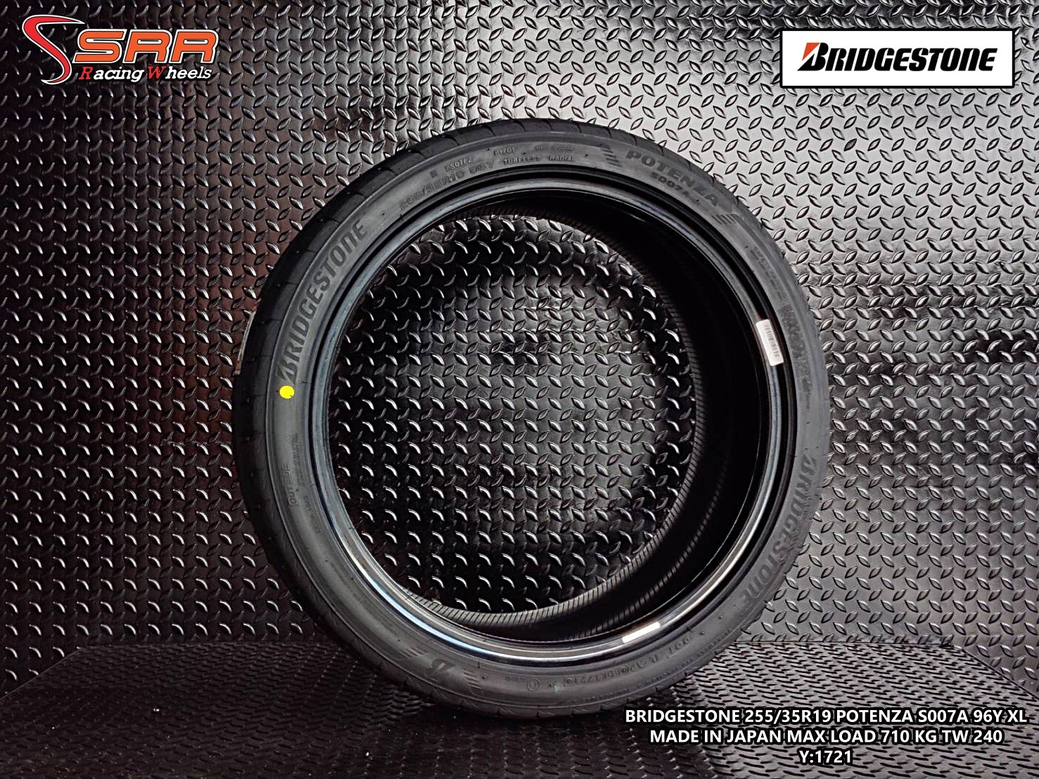 BRIDGESTONE 255/35R19 S007A ปี2021 ราคาถูก