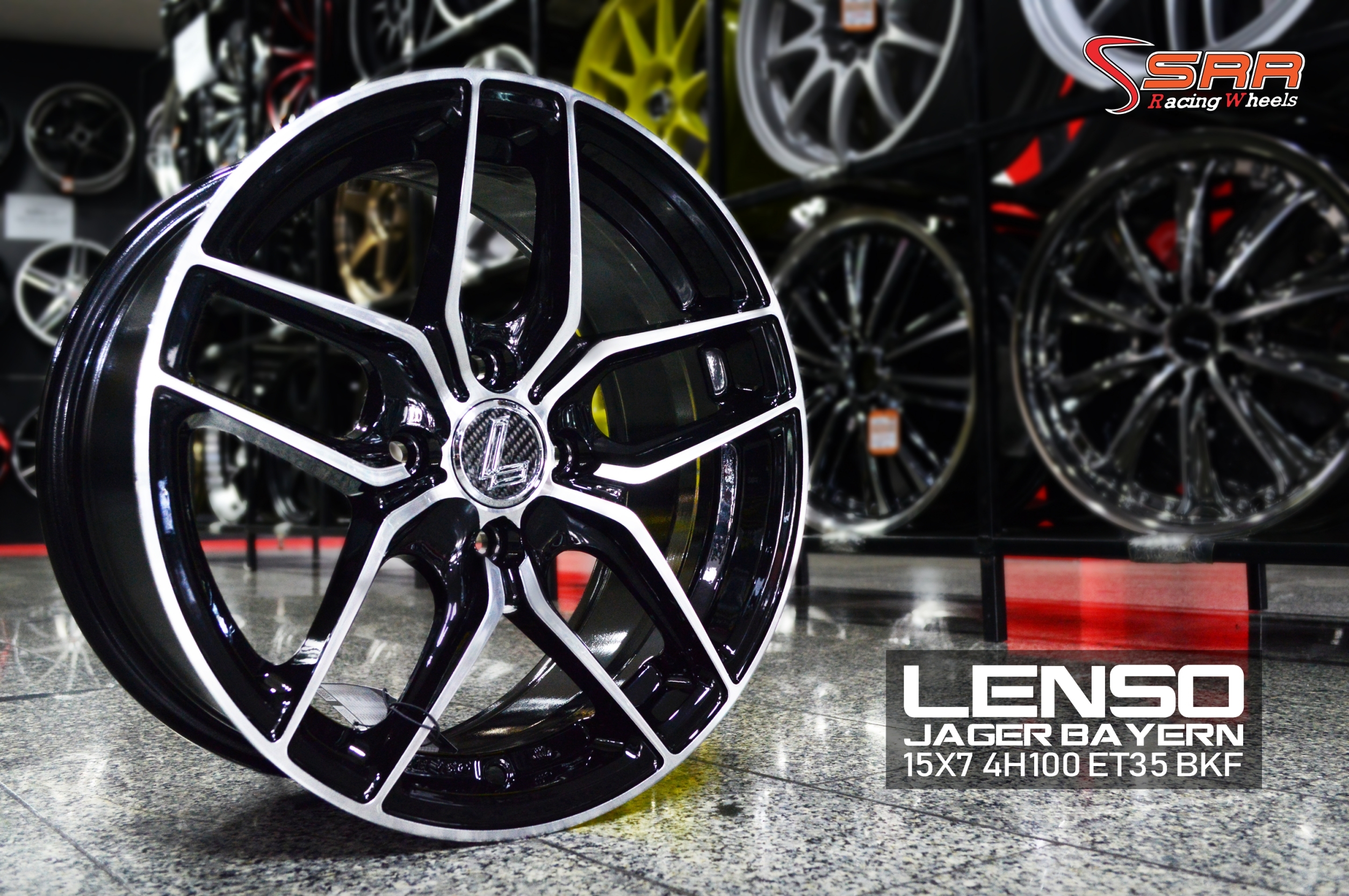 ล้อแท้ LENSO JAGER BAYERN ขอบ15นิ้ว วงละ 3,500.-