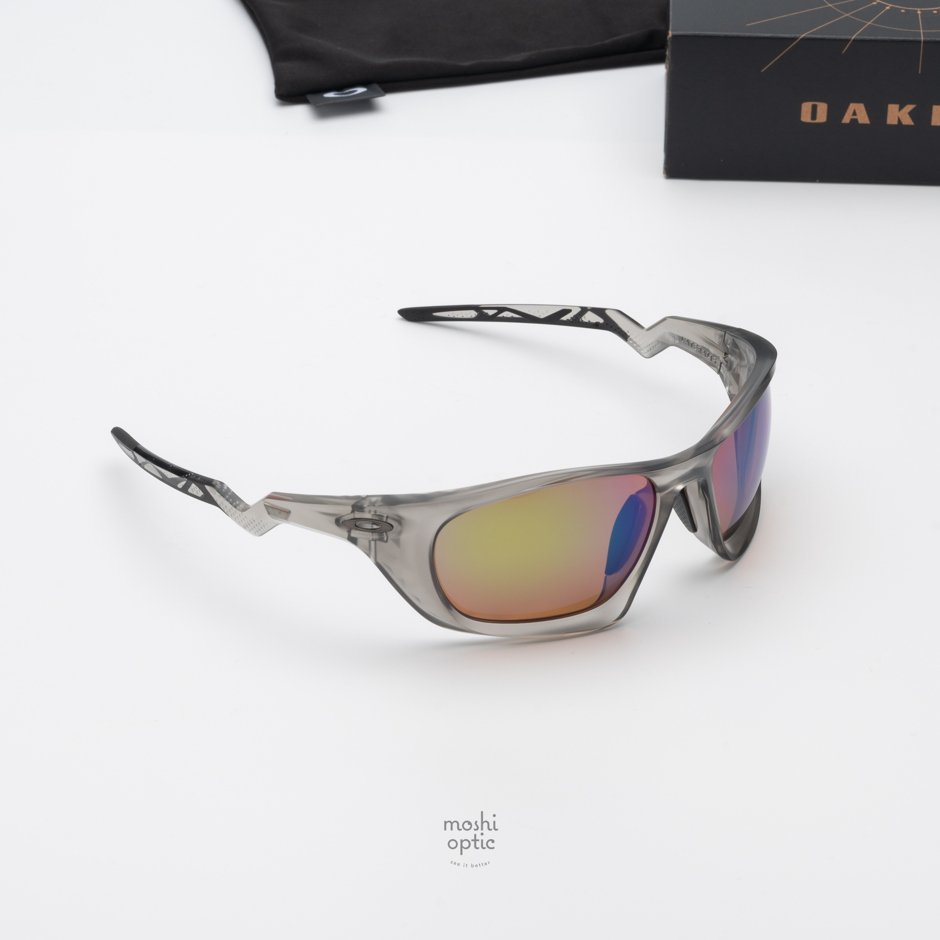 OAKLEY Lateralis OO9431-07 Matte Grey Ink Prizm Shallow Water Polarized