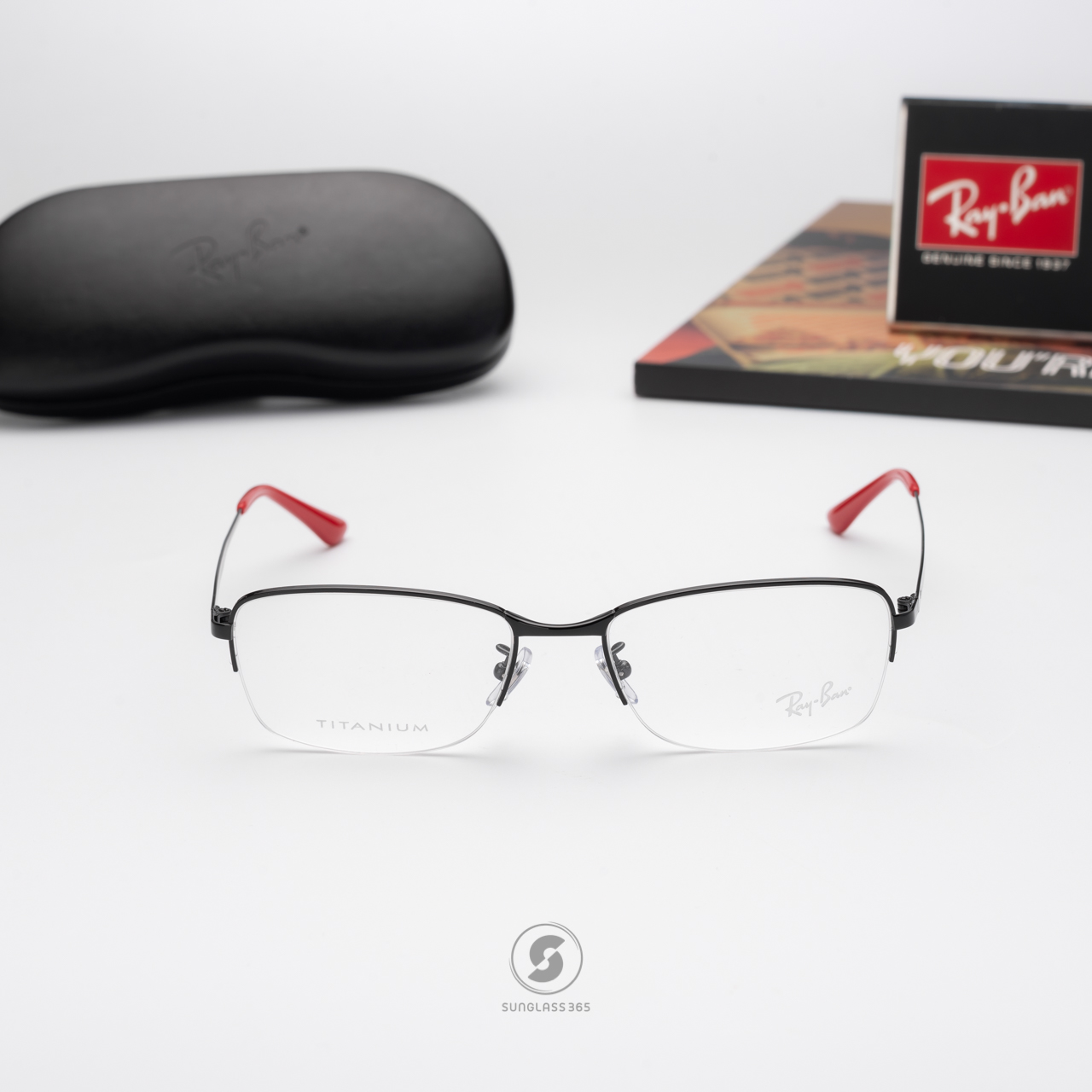 Ray-Ban RX8774D 1237 Black / Red
