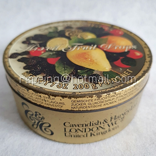 กล่องลูกอม Cavendish & Harvey Mixed Fruit Drops