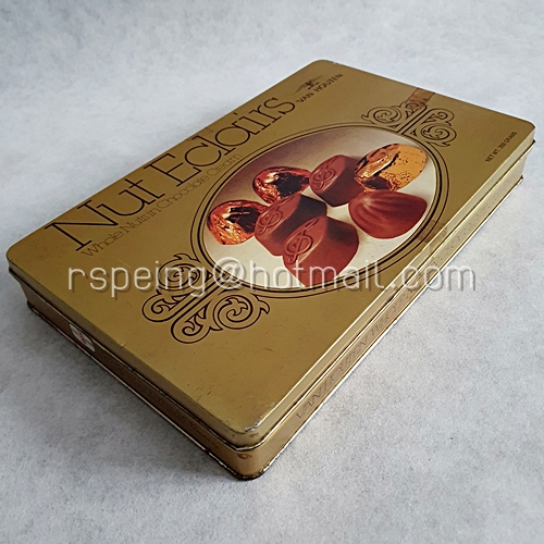 กล่องช็อกโกแลต Van Houten Nut Eclairs ยุุค 90