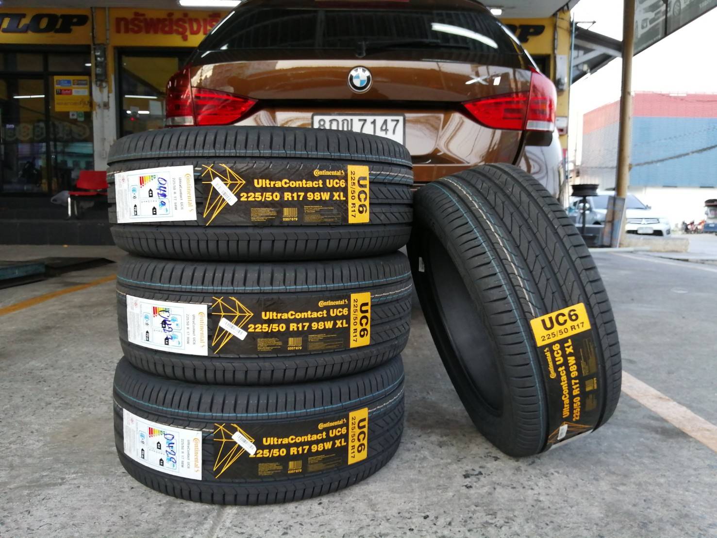 CONTINENTAL ULTRACONTACT UC6 225/50R17 ปี20