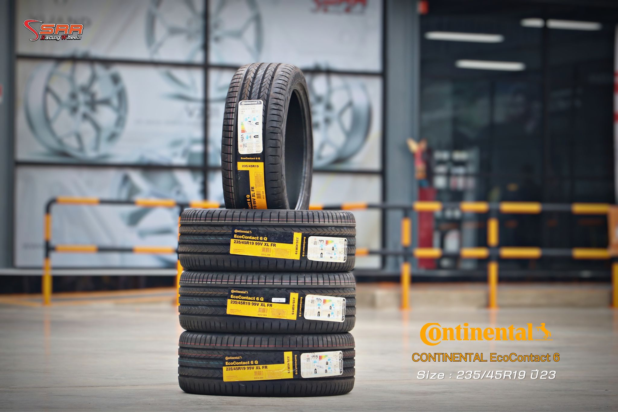 CONTINENTAL ECO CONTACT 6 ขนาด 235/45R19 ปี2023