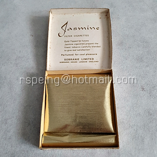 กล่องบุหรี่ (กระดาษ) Jasmine Perfume Cigarattes Gold Tipped