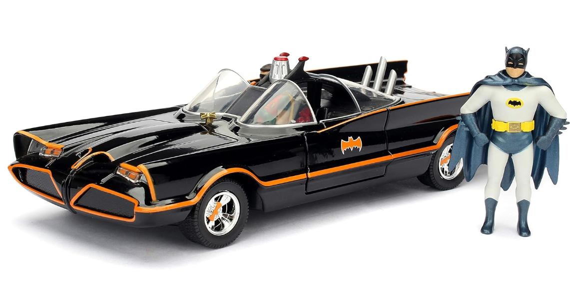 พรีออเดอร์ Jada โมเดลรถ โมเดลรถยนต์ Batman Batmobile ฟรีโมเดล batman และ robin 1:24