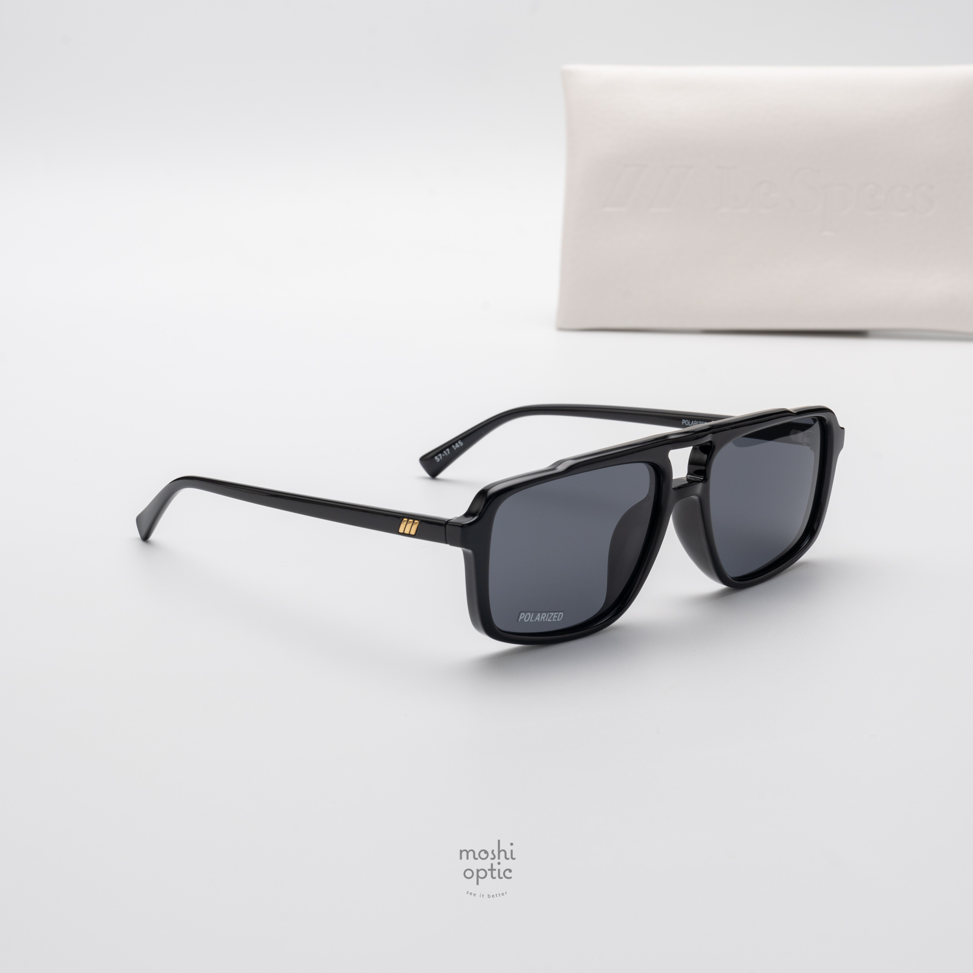 แว่นกันแดด Le Specs LWF2552294 LE GARS Black Black Polarized