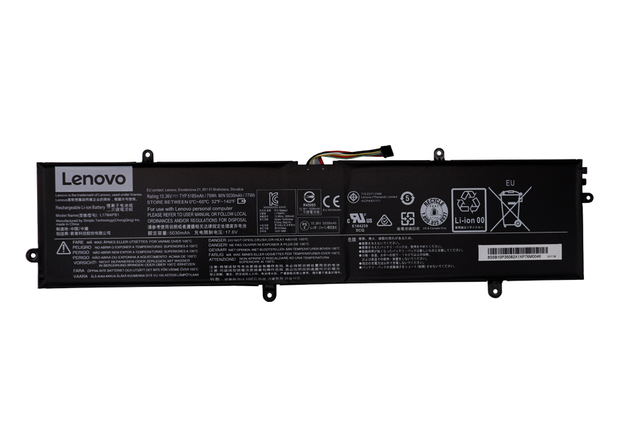 Battery Lenovo Ideapad 720S-15IKB Original L17M4PB1 ราคา พิเศษ แบตเตอรี่ Battery Lenovo Ideapad 720S-15IKB 79Whr ตรงรุ่น