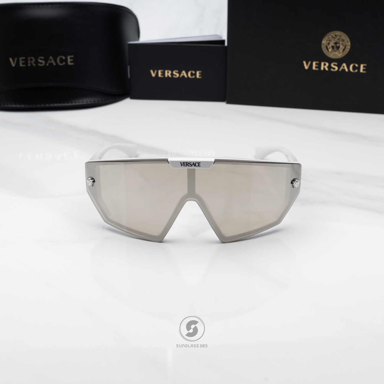 แว่นกันแดด Versace VE4461 314/87 White with 2 Lens