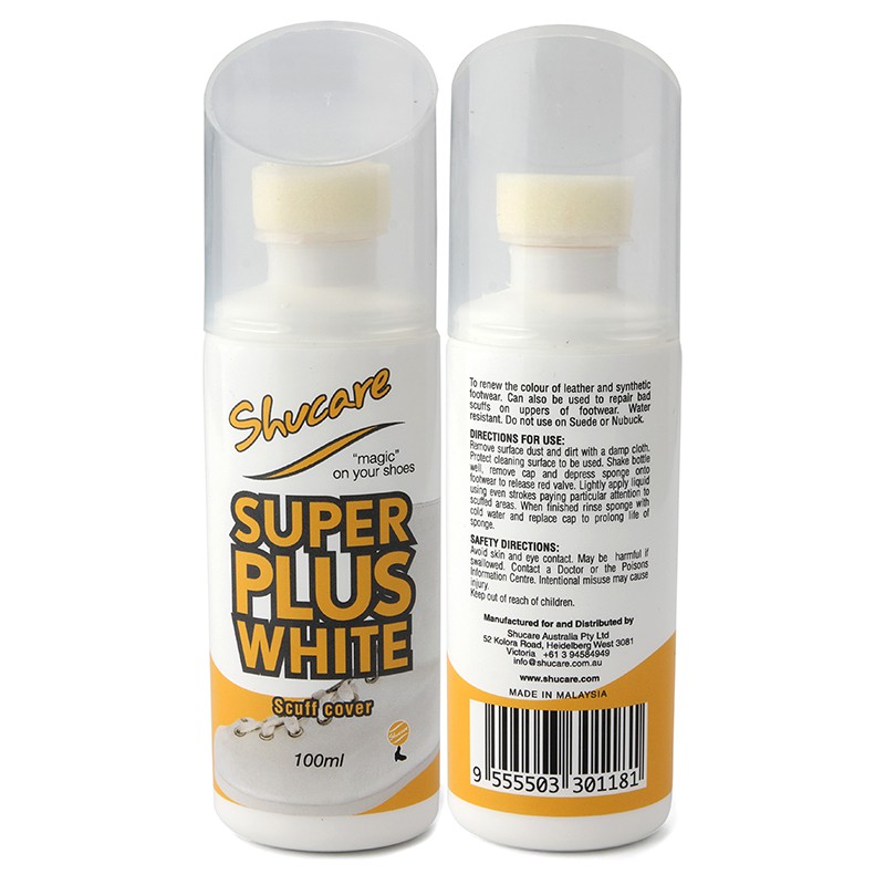 น้ำยาแก้ขอบยางเหลือง แบบหัวป้าย Super Plus White 100 ml.