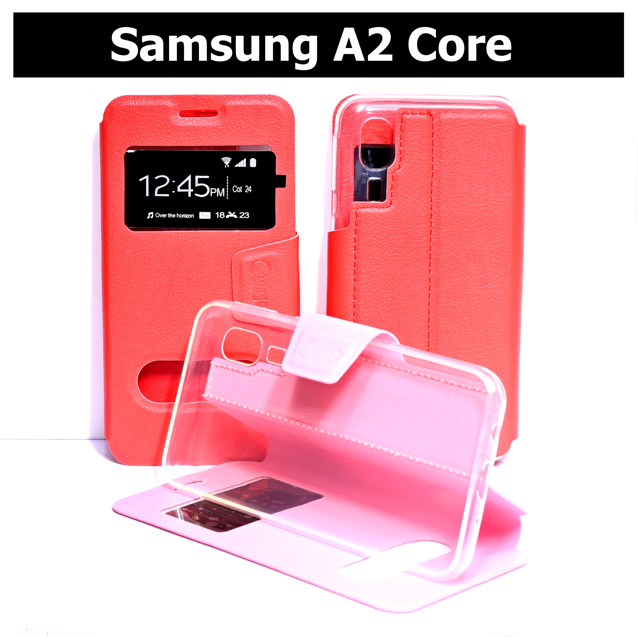เคส Samsung A2 Core - เคสฝาพับ ซัมซุง โชว์เบอร์ วางตั้งได้