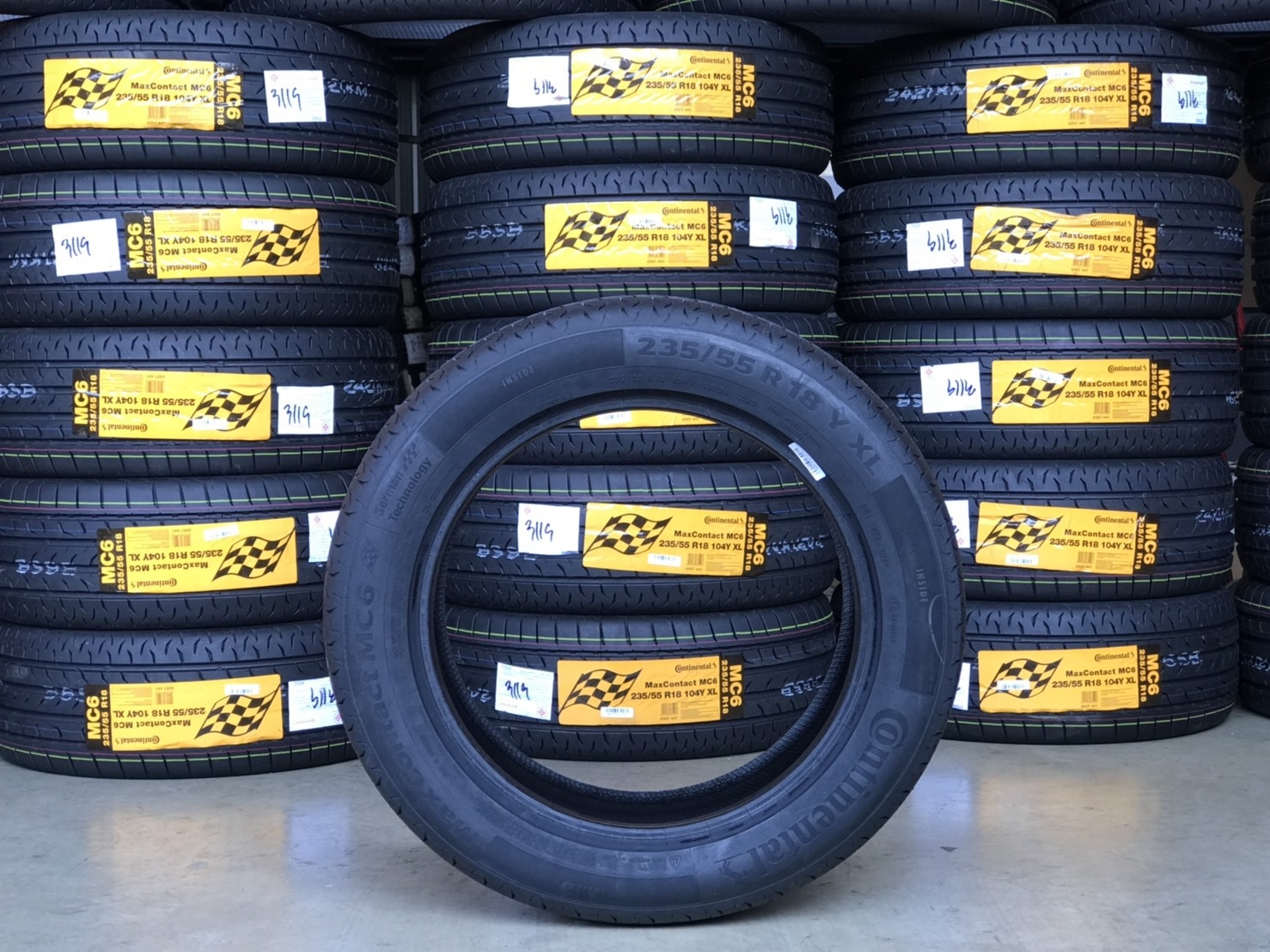 CONTINENTAL CONTIMAXCONTACT MC6 235/55-18 ปี19 ราคาถูก