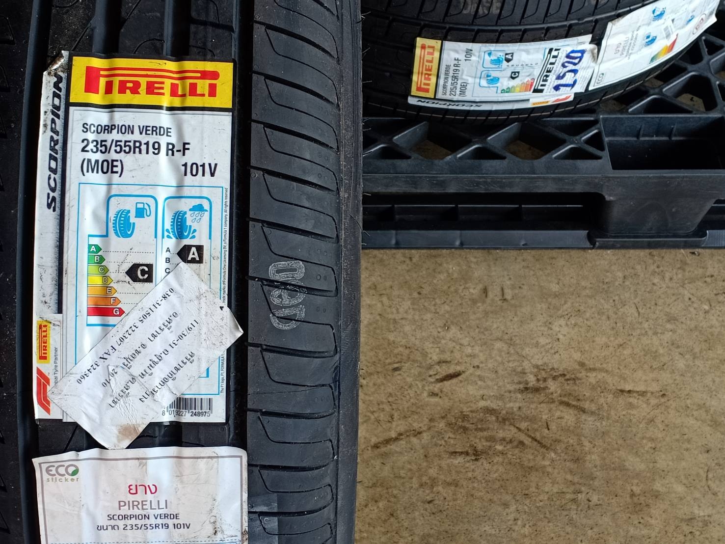 PIRELLI 235/55R19 SCORPION VERDE R-F (MOE) 101V MADE IN ROMANIA